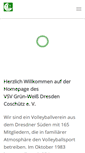 Mobile Screenshot of gruenweiss-coschuetz.de